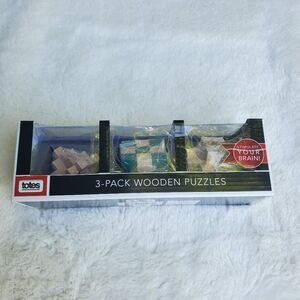 Lego 3-Pack Wooden Puzzles - Green, Tan, Black